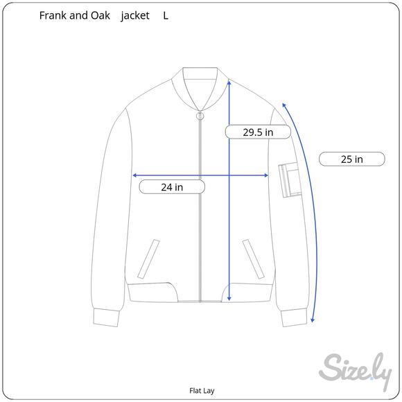 Frank and Oak Men's Varsity Bomber Jacket Dark Green Pique Cotton Blend Large - Picture 10 of 10